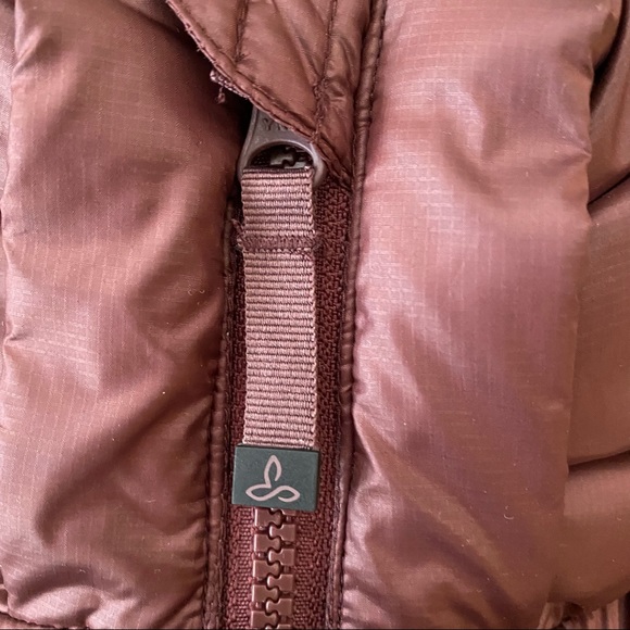 Prana Down Feather Milly Puffer Vest Burgundy/Maroon Size XL - Picture 7 of 16